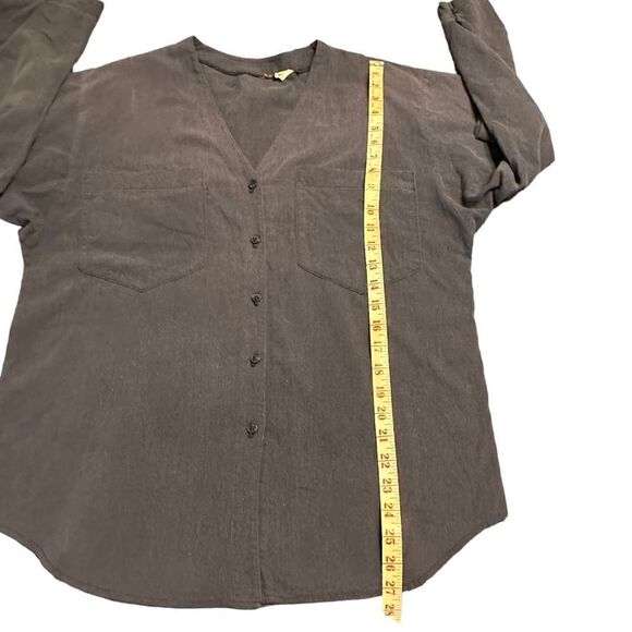 Vintage Charcoal Grey Cotton Blouse - Picture 6 of 9